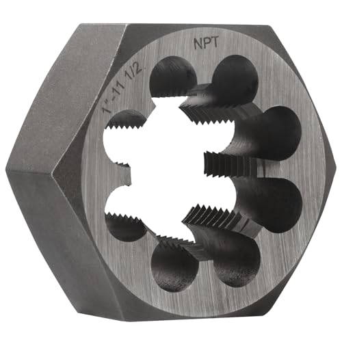 HOTYELL NPT pipe die, high carbon steel rethreading hex die, 1-1/4"-11 1/2 threading die