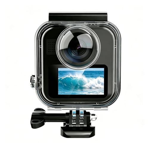 50M/164FT Underwater Dive Waterproof Case for GoPro MAX2 Camera for MAX2 Dive Case