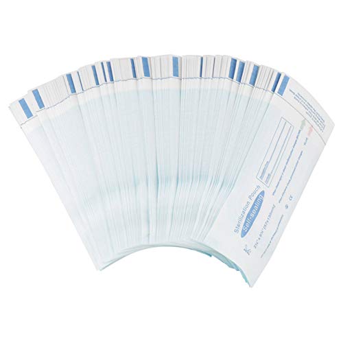 Pack of 200 Sterilization Bags, Self-Sealing Sterilization Autoclave Bags for Dental Tools, Dental Self-Sealing Sterilization Bag