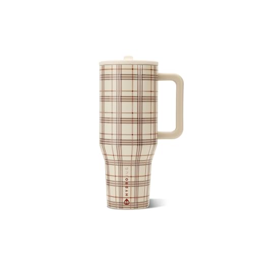HydroJug Traveler 32oz, Insulated Tumbler with Handle & Straw, Blair