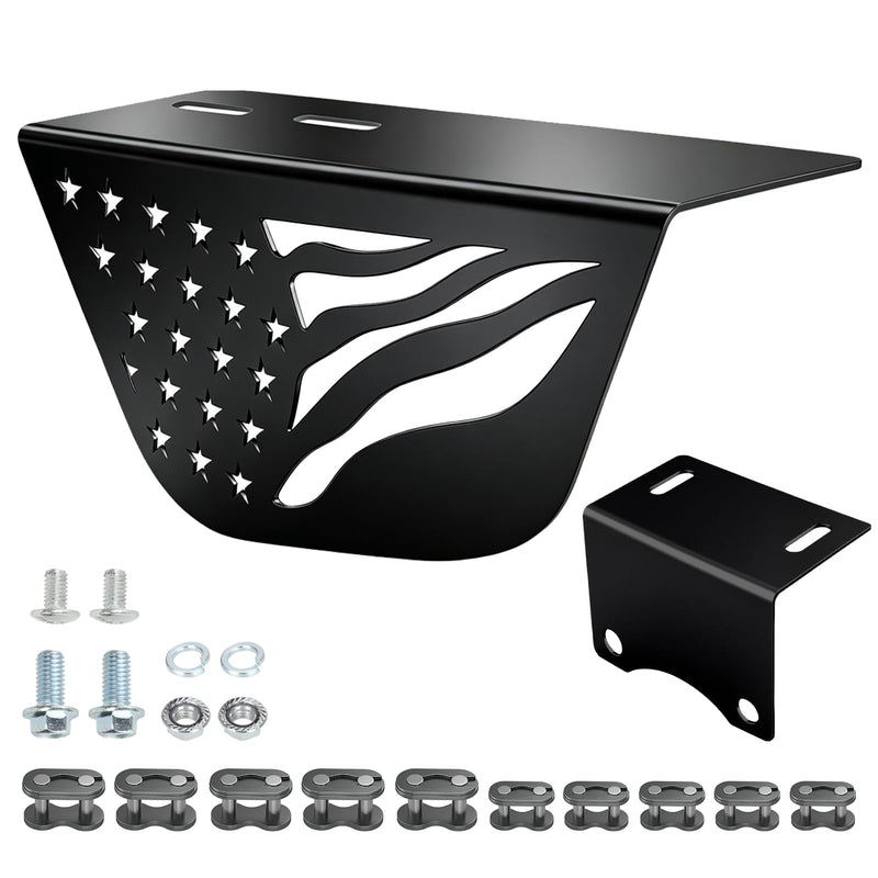 Mini Bike Clutch Cover Chain Guard Replacement for Predator 212 196cc 224cc 79cc Coleman CT200U CT200U-EX BT200X CT100U CC100X Massimo MB200 Baja Doodlebug DB30 GX160 GX200 Engine Kit Parts black