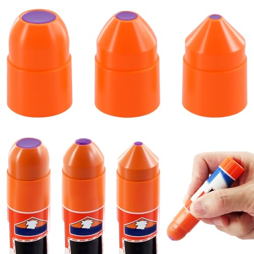JTJEI 3-piece precision tips for Elmer's 7g glue sticks, adhesive dispenser accessories
