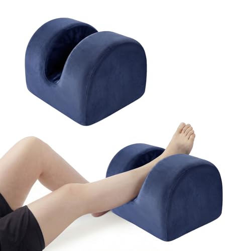Knee Replacement Pillow for Post Surgery Recovery, Knee Surgery Recovery After Surgery Hip Abductor Pillow Maintains Leg Fixators While Sleeping Deep Blue