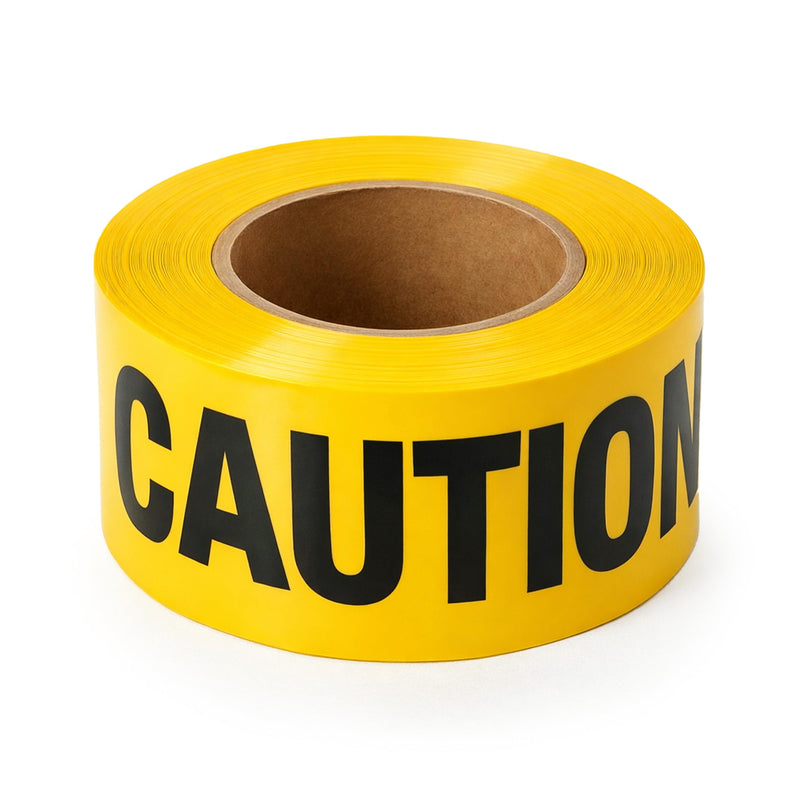 3in X 1200ft Yellow Caution Tape Roll Bulk, Caution Tape Party Decorations, Yellow Tape Halloween Decoration, Caution Roll for Construction, Hazardous Areas