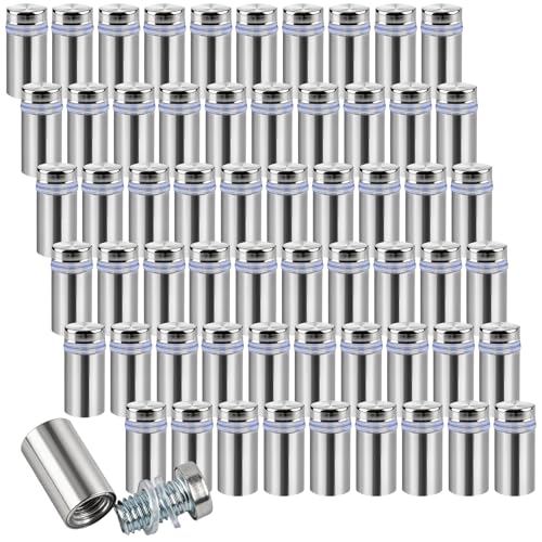 Orepzinc stainless steel sign standoff screws and spacers for glass, acrylic, artwork, and wall displays