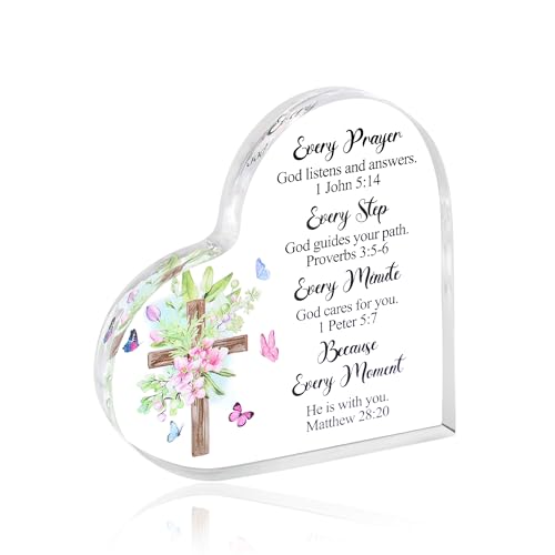 Christian Gifts for Women, Inspirational Religious Gifts for Women Men Every Prayer 4 inch