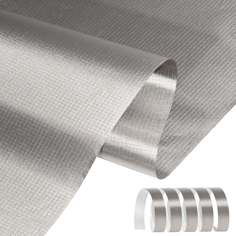 Faraday Fabric 43" x 43"+ 79"L Tape, Military Grade Faraday Cloth for Shielding RFID, EMP, EMF, EMI, 5G, WiFi, Bluetooth, GPS, Signal Leakage Prevention 43" x 43"
