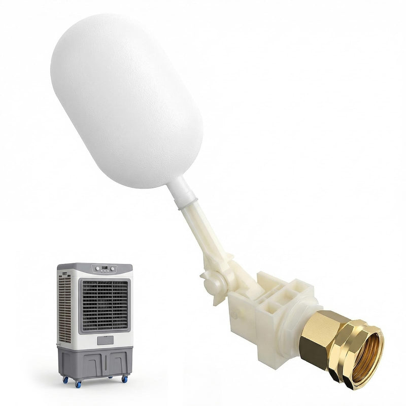 6018058 Cooler Float Vavle with Brass Adapter, Swamp Coolers Part Fit for Models: MC18, MC26, MC37, MC61, MC92, M150, M250, M350