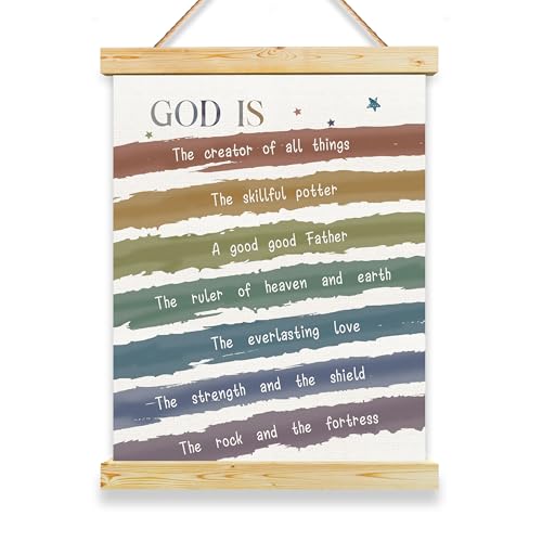 God is Positive Affirmation Religious Spiritual Gift, Christian Gifts for Women Birthday, Religious Scripture Gifts for Women Men Friends Valentines Birthday celadon
