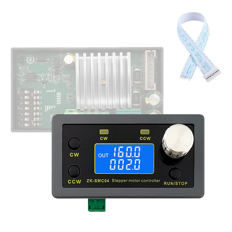 [Australia - AusPower] - Stepper Motor Driver Controller for Nema 17/23/34 Stepper Motor, Integrated with LCD Display 6.6A Current, 64 Micro-Step, TTL Serial Control for CNC, 3D Printer, Automation for 42 57 86 Stepper Motor 