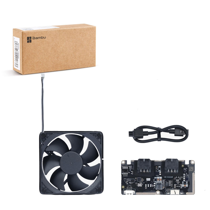 Original for Bambu Lab P2S 3D Printer Fan (Exhaust Fan Kit with Blackboard) Exhaust Fan Kit with Blackboard