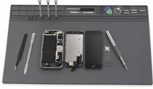 Soldering Mat Silicone 500°C Heat Resistant 60 x 35 cm | Large Workbench Mat Antistatic Repair Mat for Soldering, Mobile Phone, Computer iPad, Watches and Electronic Repairs