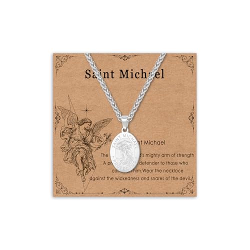 Dainty Cross Necklace for Women, 18K Gold Plated Crucifix Necklace Gift for Christian First Communion Confirmation Baptism Mother's Day silver