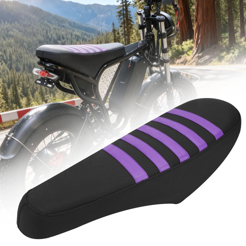 Waterproof Non-Slip Seat Cover for Ridstar Q20 / Q20 Pro Lite Electric Bike – Thickened, Washable, All-Season Soft Saddle Cover (Purple) Purple