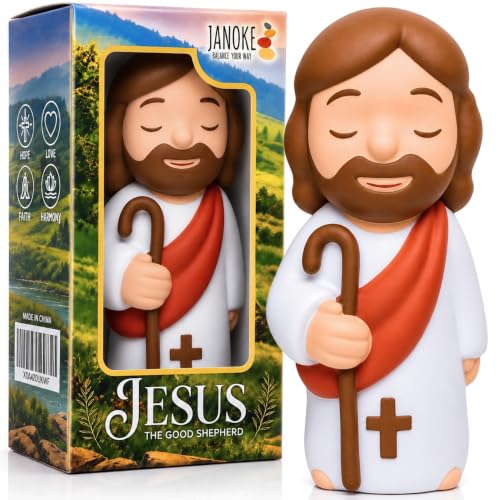 4" Jesus Squishy, Small Jesus Figure, Christian Gifts for Women