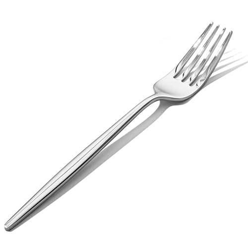 KINGSTONE 12-Piece Dinner Forks Set 8.5", Food Grade 18/10 Stainless Steel