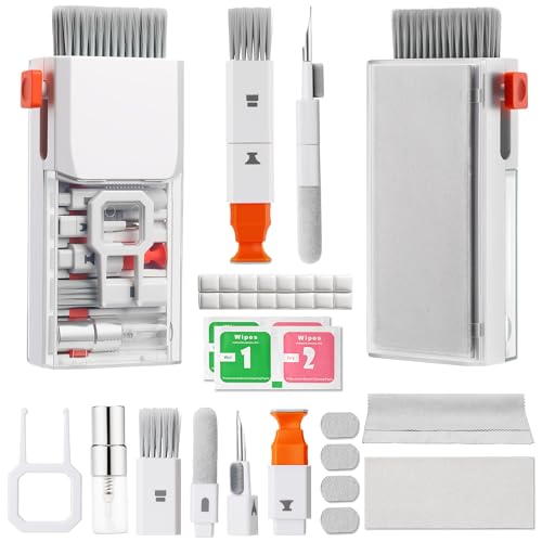 Keyboard Cleaner & Cleaning Kit, 32PCS Electronics Cleaner Set 13 in 1 White