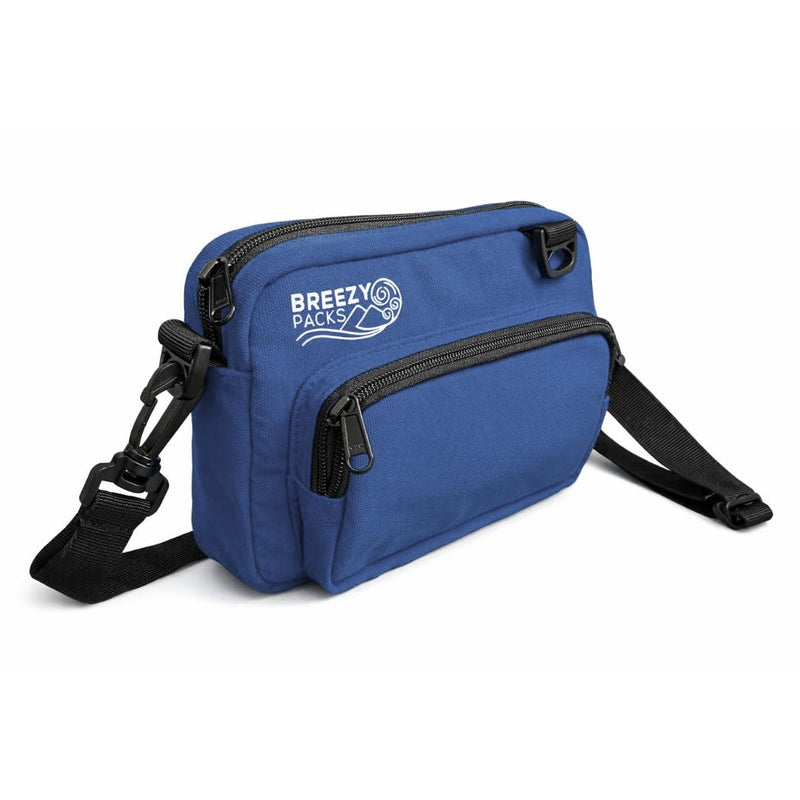 Insulin Cooler Travel Case, No Icepacks | Insulin Pen and EpiPen Carry Medical Bag | TSA-Approved Diabetic Case | Keep Medicine at Room Temp. | Breezy Mega (Navy - V2) Navy - V2