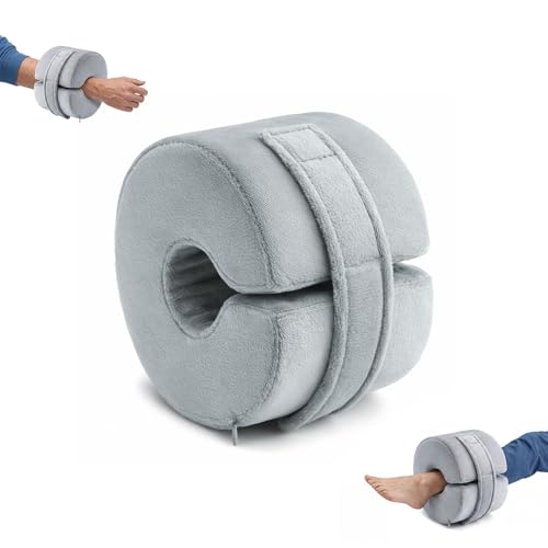 Ryfinvse foot elevation pillow made of high-density foam, designed for ankle and leg support with a comfortable, supportive shape.