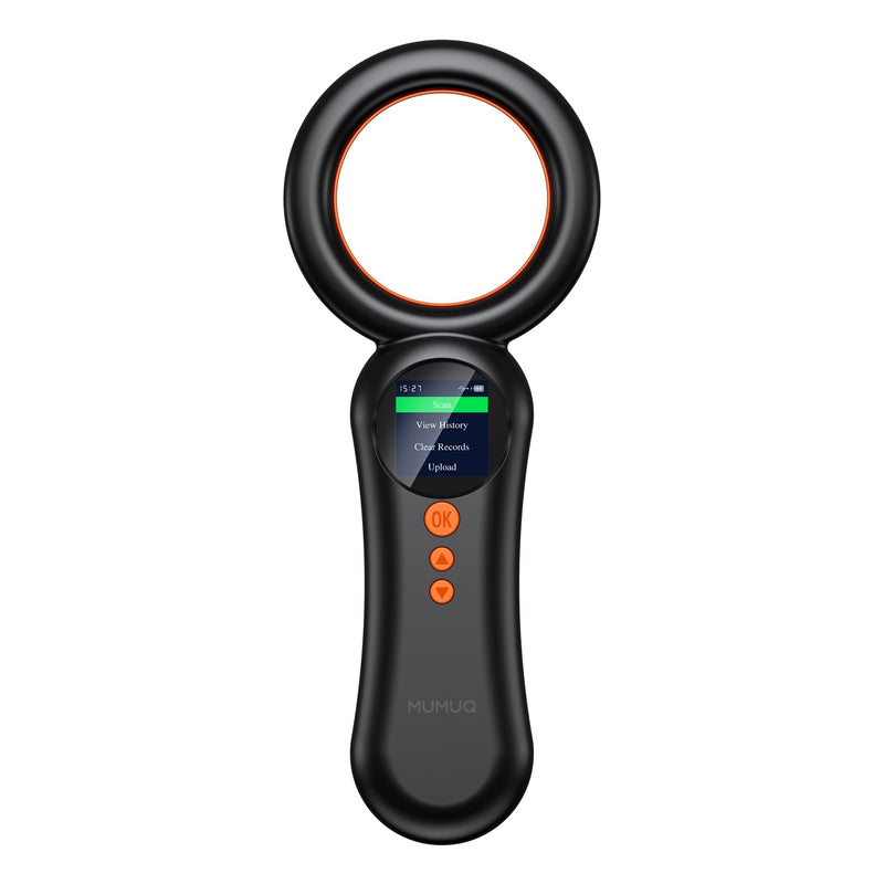 [Australia - AusPower] - Pet Microchip Scanner, FDX-B(ISO11784/85) EMID Animal Micro Chip Reader 500 Records Data Storage with 1.44 Inch LCD Screen 