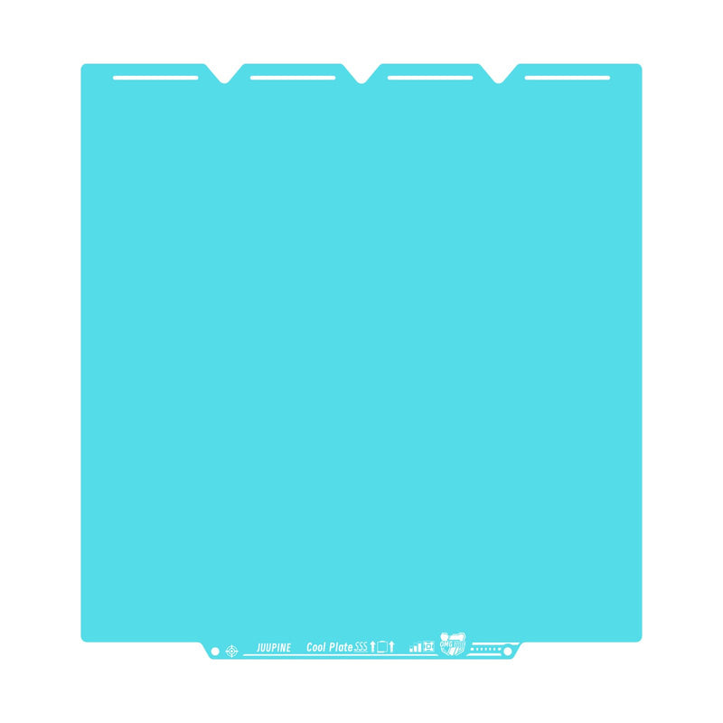 OMG Cool Plate for Snapmaker U1 Texture PEI Glacier Plate 270x270mm Double-Sided Printing Platform, Flexible and Detachable Heatingbed Made of Spring Steel for Snapmaker U1 3D Printer Parts OMG for Snapmaker U1 Build Plate