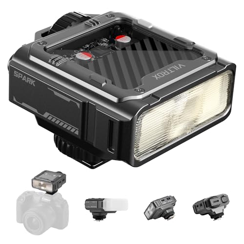 VILTROX Spark Z3 TTL On-Camera Flash for Sony, GN16 Mini Camera Flash Speedlite with 26W Output, 7-Step Manual Flash Control, 1s Fast Recycle, 650 Full-Power Flashes, Softbox Included (Gray) Gray Z3 TTL Flash for Sony