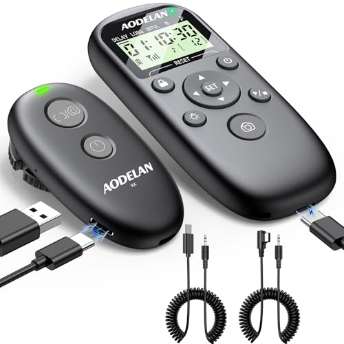 AODELAN Rechargeable Camera Timer Intervalometer Remote Control for Sony Rechargeable for Sony