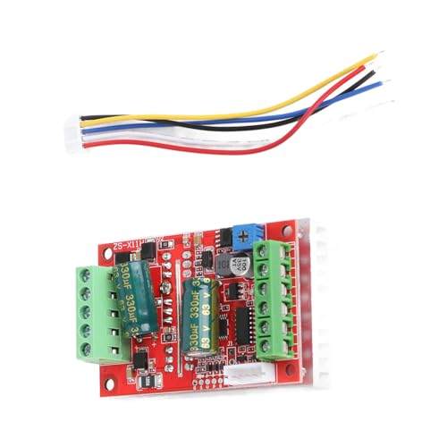 lyrlody Brushless Electric Motor Regulator 400W BLDC Three-Phase Brushless with Hall Regulator Forward and Reverse for 6-60V Three-phase Motors