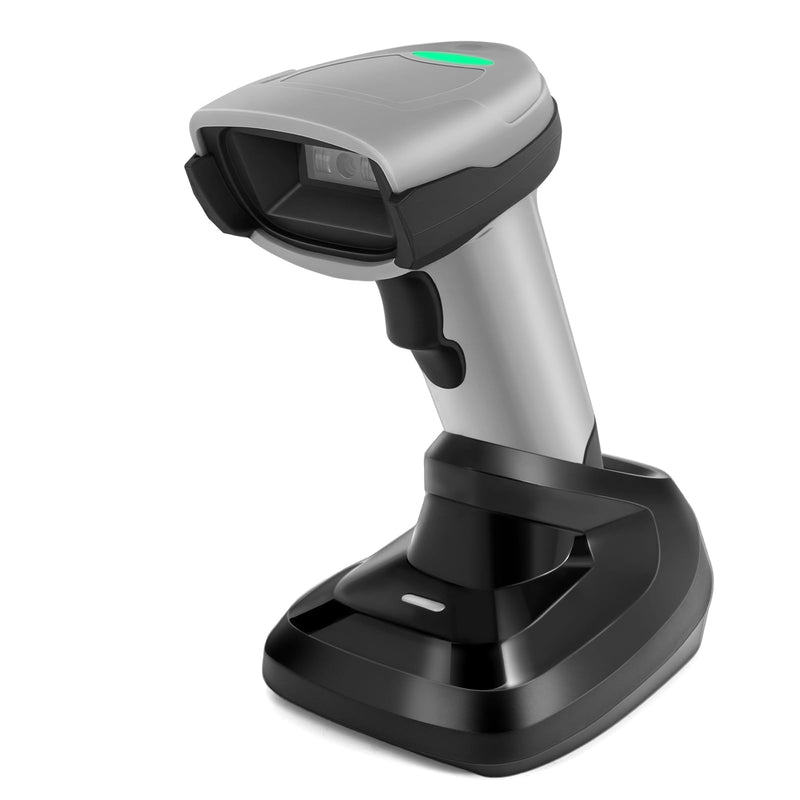 [Australia - AusPower] - Wireless Barcode Scanner, JRHC 1D CCD Barcode Reader with Stand Transmission 2.4GHz Wireless & USB Wired Connection 2 in 1 Plug and Play Handheld Bar Code Scanners for Store Supermarket Warehouse 