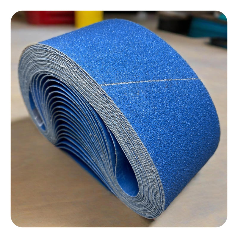 Sanding Belts 75 x 533 mm, Sanding Belt 75 x 533 mm, Pack of 20, Grit 80, for Belt Sanders 75x533 80 grit