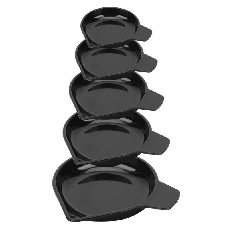Ciieeo Pack of 5 Multi-Purpose Scales Tray Made of PP Plastic Reusable Kitchen and Jewelry Weighing Bowls with Large Capacity for Precise Weighing Small Objects