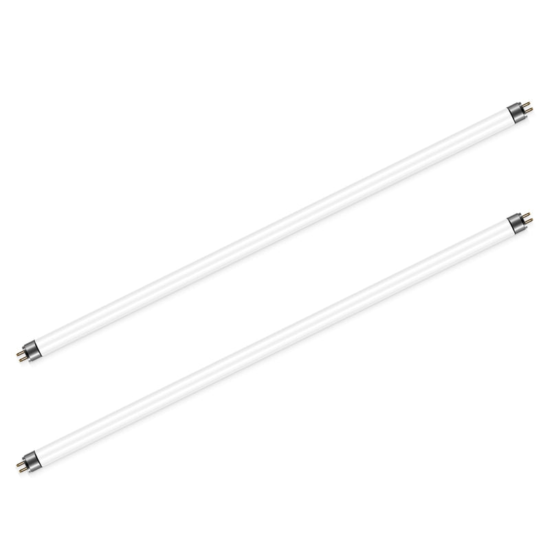 Pack of 2 14W Fluorescent Tube Size 563mm T5 Cool White 4000K 1250LM G5 Base Low Energy Saving Emergency Light Suitable for Kitchen, Cabinet, Garage, Bathroom Cold White