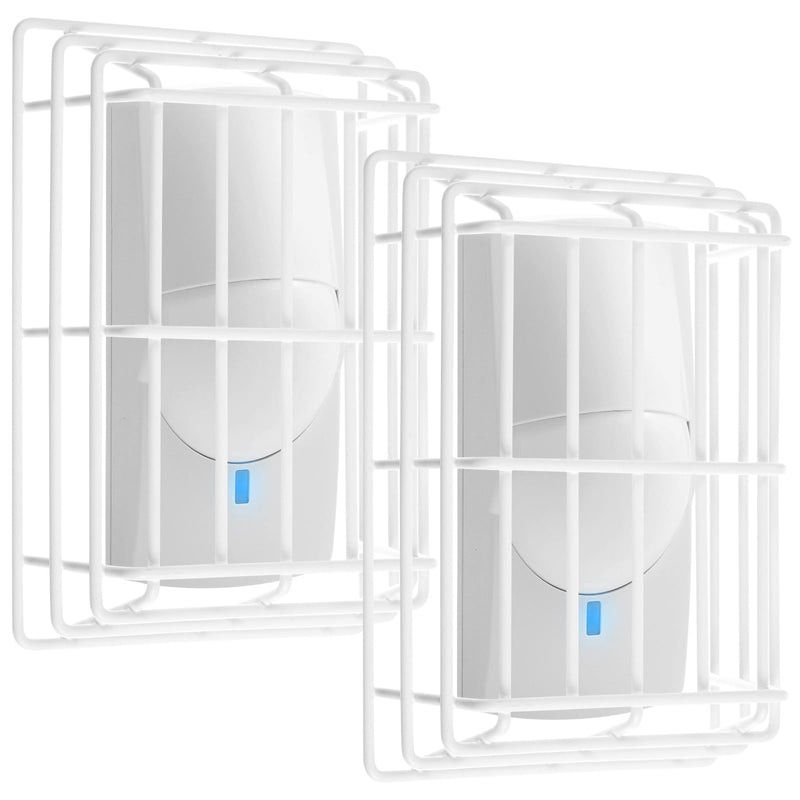 [Australia - AusPower] - Blulu 2 Pcs Motion Detector Wire Cage, 6.2 x 4 x 2.2 Inch Steel Motion Detector Thermostat Damage Stopper Range Technology Protective Steel Wire Guard 6.2 x 4. x 2.2 Inch 