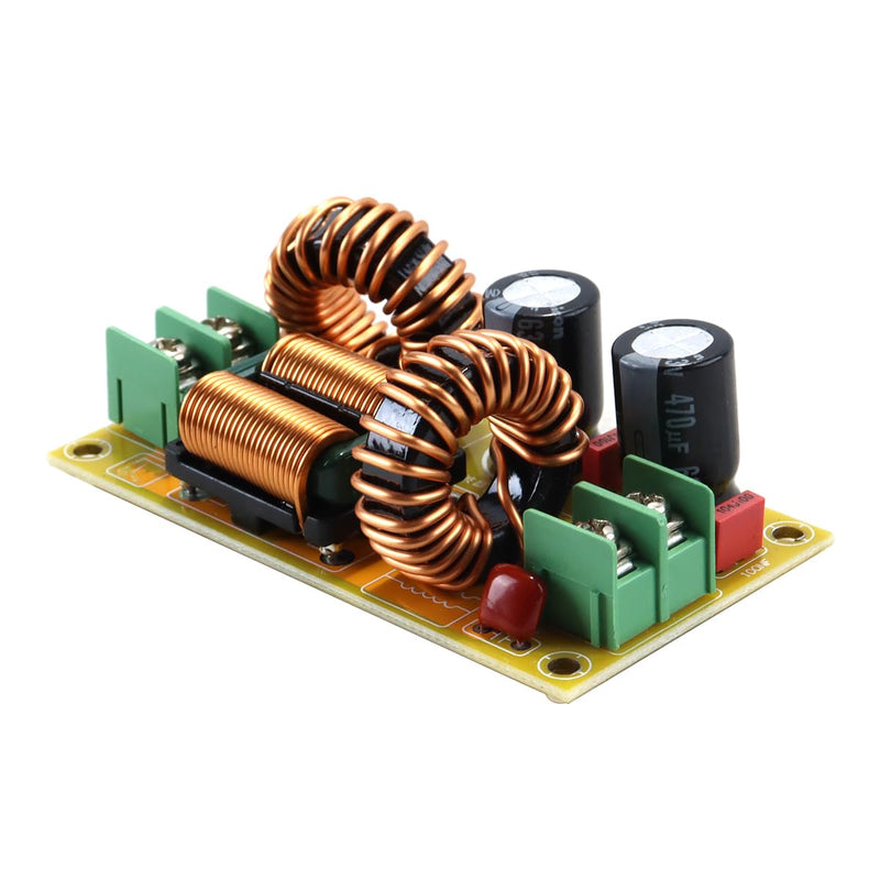 Qury 20A DC 50V Mains Filter Electromagnetic Interference Filter Vehicle Noise for Car (20A)