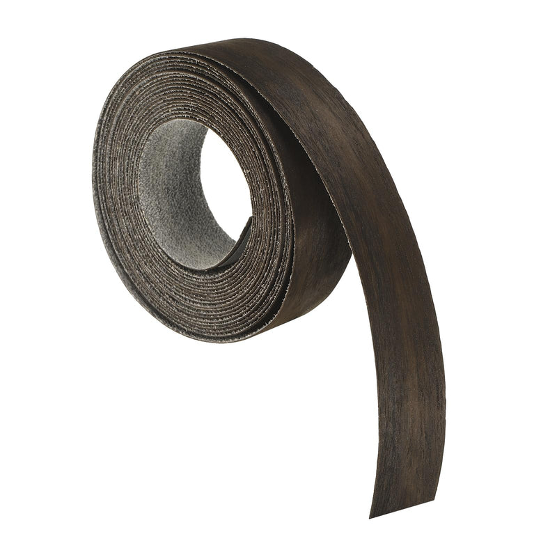 uxcell 1 Inch x 13ft Wood Veneer Edge Banding, Pre-Glued Flexible Eucalyptus Edging Strips, Iron on with Hot Melt Adhesive Wood Tape for Cabinet Repair and Furniture Restoration