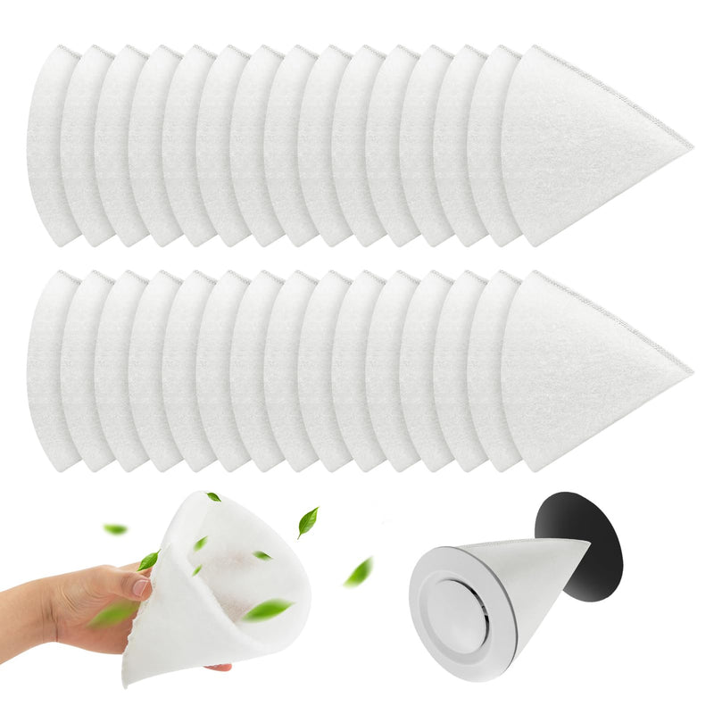 Pack of 30 Cone Filters DN 125, G4 Filter Ventilation System, G4 Filter Mat Diameter 125 mm, Length 180 mm, Thickness 8 mm, Ventilation System Replacement for Zehnder, Maico, Pluggit, Helios Disc | G4 Filtermatte Durchmesser 125 mm, Länge 180 mm, Dicke...