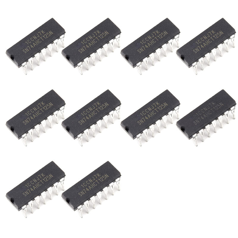 PENGLIN SN74AHCT125N Quadruple Bus Buffer Gate Pack of 10 | With 3 state outputs IC DIP-14 SN74AHCT125 74AHCT125