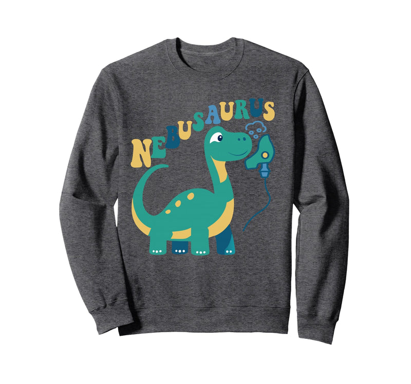 Pediatric Respiratory Therapist Peds PRT Nebulizer Asthma Sweatshirt Adult Unisex Dark Heather Grey Medium