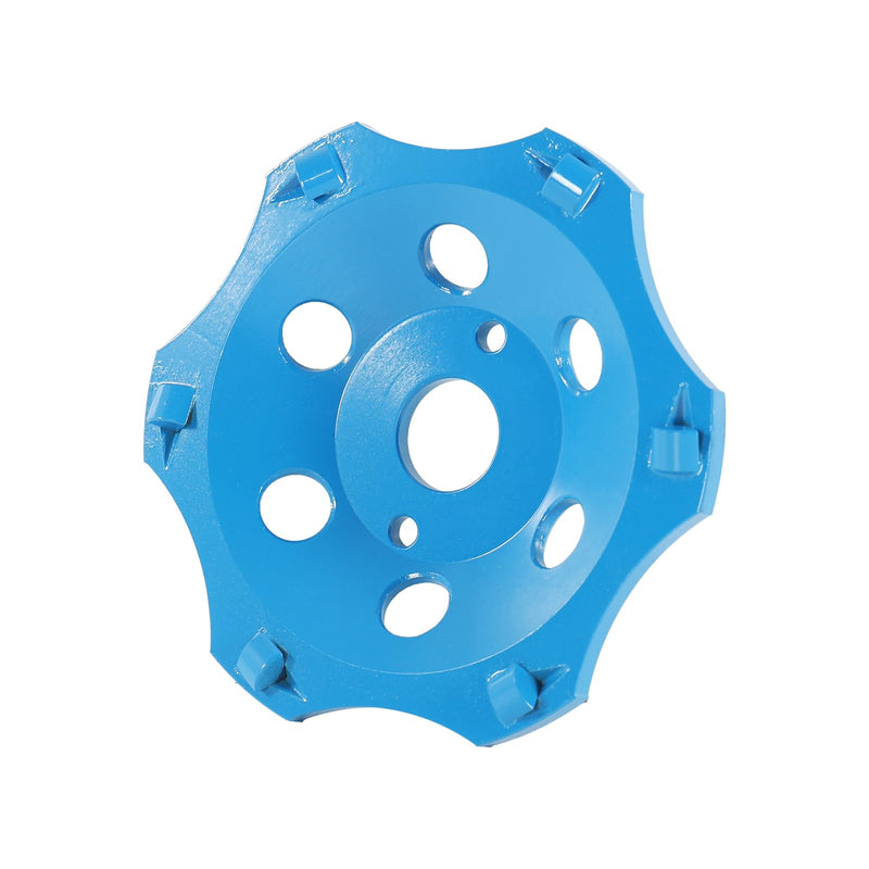 PCD PCD Diamond Cup Wheel 125 mm, 6 Segments Diamond Cup Wheel for Angle Grinder, for Concrete Mortar, Tile Adhesive, Color Coatings, Granite Stone Concrete