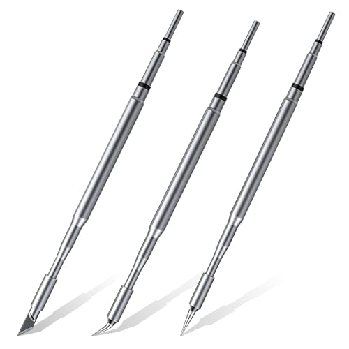 C210 Soldering Tips Set, C210-K/I/IS Replacement Tips for T1 Max, Pack of 3 | C210-K/I/IS Soldering Iron Tip, Quick Heating, Integrated Soldering Iron Tips for Electronics Repair, Precision Soldering Tip