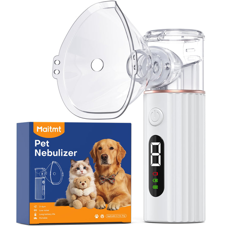 Cat Nebulizer for Breathing Problems, Low-Noise pet Spray, Suitable for Cats and Dogs (Small Cats and Small Dogs)