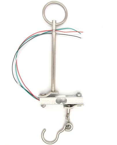 Generic 3kg straight bar load cell with hook, 4-wire strain gauge force sensor