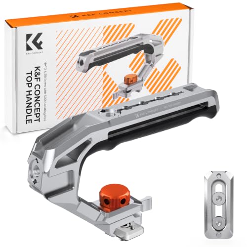 K&F CONCEPT Universal Camera Cage Top Handle with NATO & 3/8" Mounts