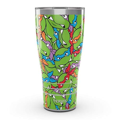 Tervis Traveler Nickelodeon™ - Teenage Mutant Ninja Turtles Half Shell Made in USA Double Walled Insulated Tumbler Travel Cup Keeps Drinks Cold & Hot, 30oz Traveler with Slider Lid