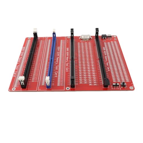 4 in 1 RAM Memory Tester Card Diagnostic Analyzer Memory Tester with Light Indicator for DDR3 DDR4 DDR5 UDMM and RDIMM Ideal for Desktop PC and Server