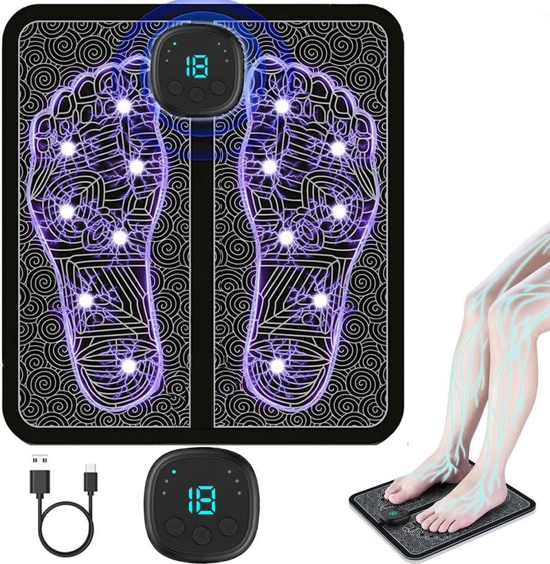 [Australia - AusPower] - EMS Foot Stimulator, Stimulator, Nerve, Transcutaneous, Over-The-Counter, Transcutaneous Electrical Nerve Stimulator for Pain Relief 