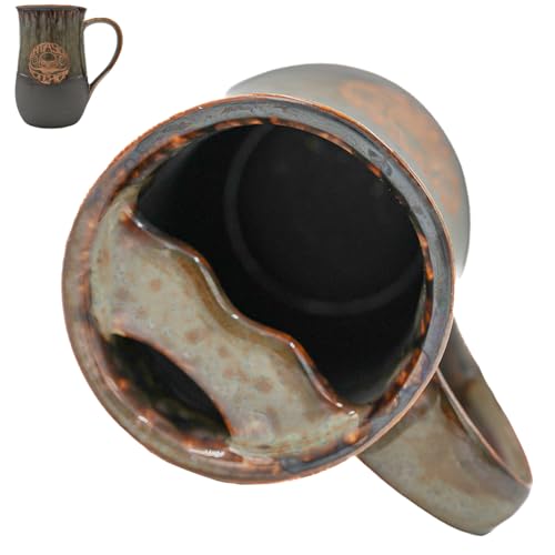 Mustache Guard Coffee Mug Right Handed for Men Defender Death Grip