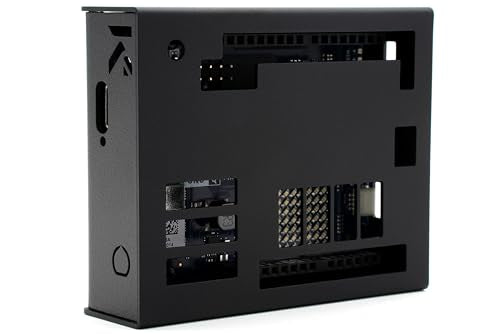 KKSB Case for Arduino UNO Q - Black Anodized Aluminum Housing