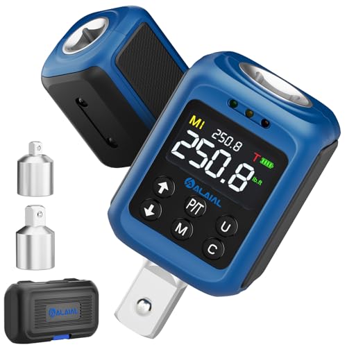Digital Torque Adapter 1/2" Drive, 3.7-250.8 Ft-lb/5-340 Nm Light-blue
