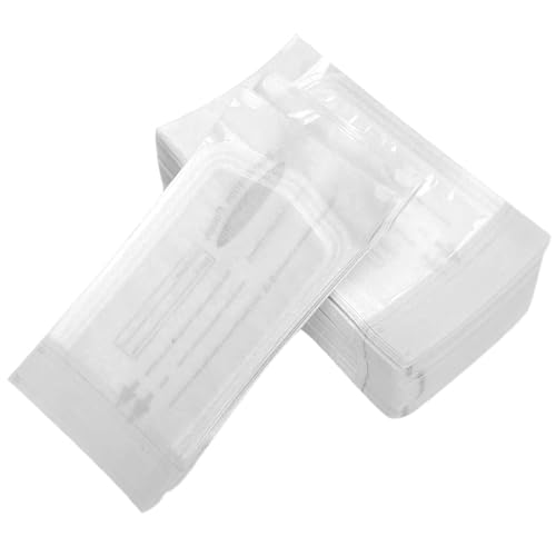 Sterilisation Bags, 110 Sterile PVC Bags, Sterilisation Bags, Self-Sealing Cleaning Bags (57 x 130 mm)